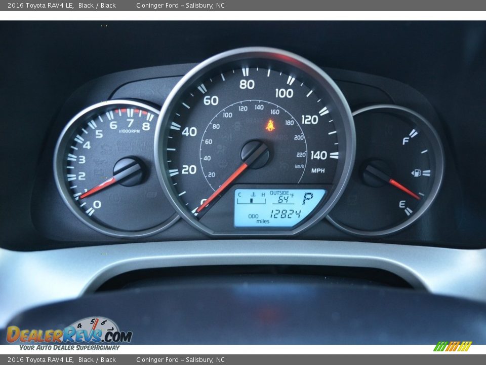 2016 Toyota RAV4 LE Black / Black Photo #22
