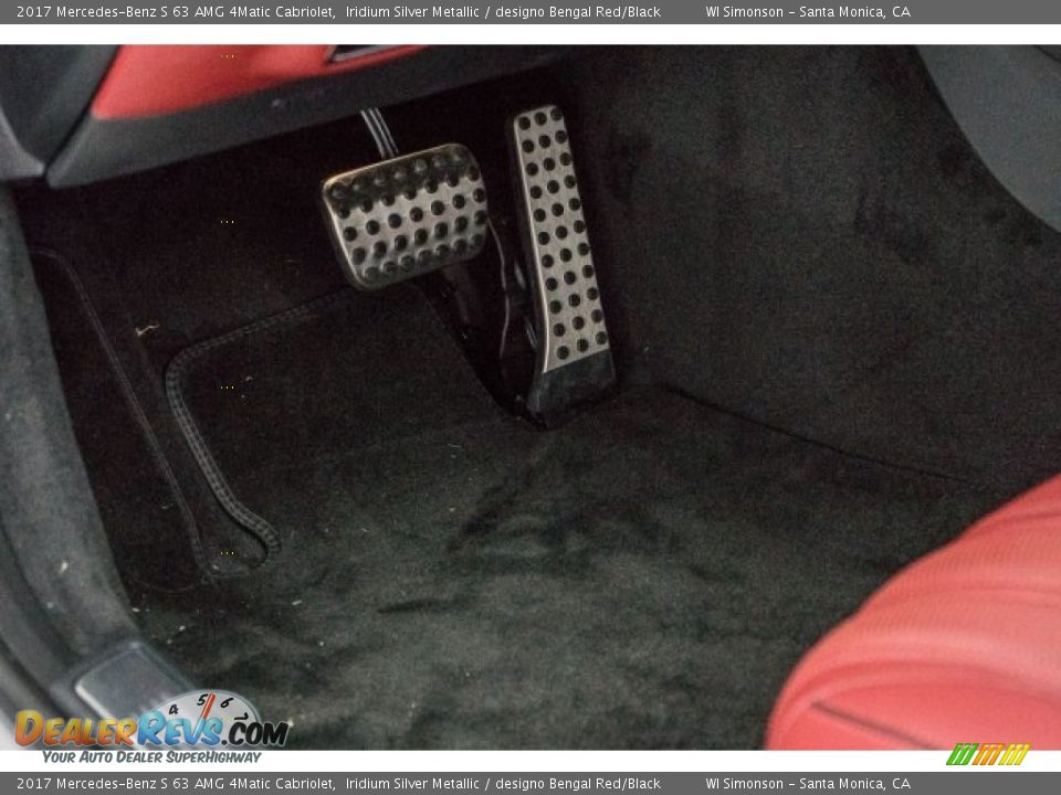 2017 Mercedes-Benz S 63 AMG 4Matic Cabriolet Iridium Silver Metallic / designo Bengal Red/Black Photo #11