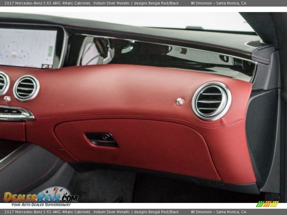 Dashboard of 2017 Mercedes-Benz S 63 AMG 4Matic Cabriolet Photo #13