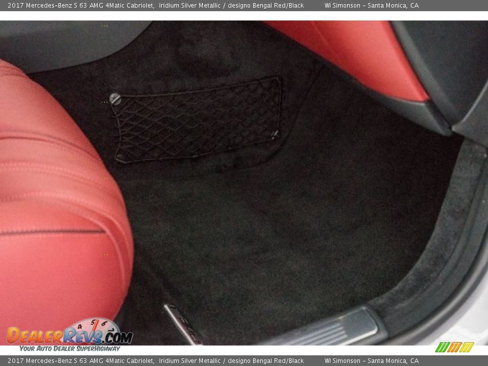 2017 Mercedes-Benz S 63 AMG 4Matic Cabriolet Iridium Silver Metallic / designo Bengal Red/Black Photo #14