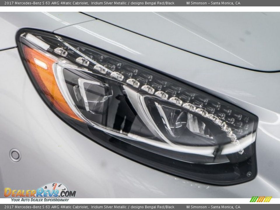2017 Mercedes-Benz S 63 AMG 4Matic Cabriolet Iridium Silver Metallic / designo Bengal Red/Black Photo #18
