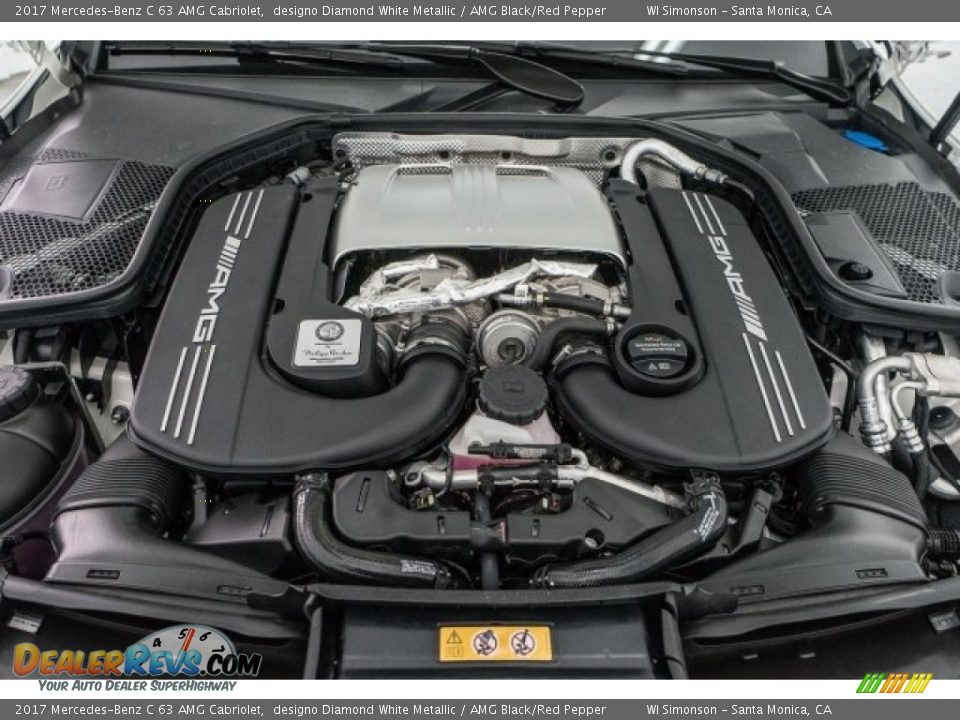 2017 Mercedes-Benz C 63 AMG Cabriolet 4.0 Liter AMG DI biturbo DOHC 32-Valve VVT V8 Engine Photo #9