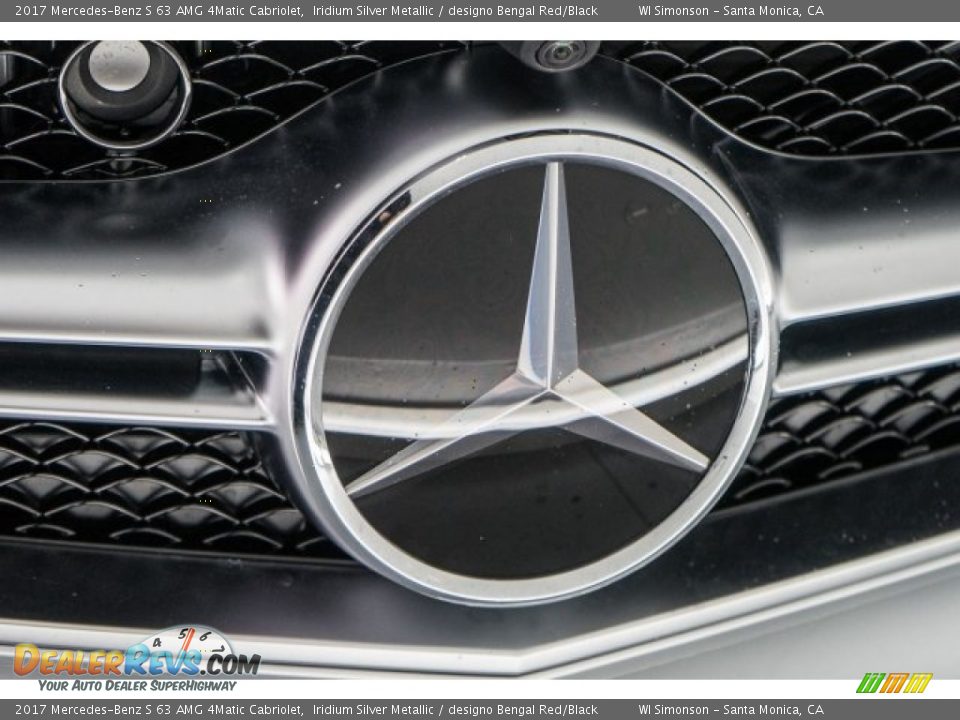 2017 Mercedes-Benz S 63 AMG 4Matic Cabriolet Iridium Silver Metallic / designo Bengal Red/Black Photo #19