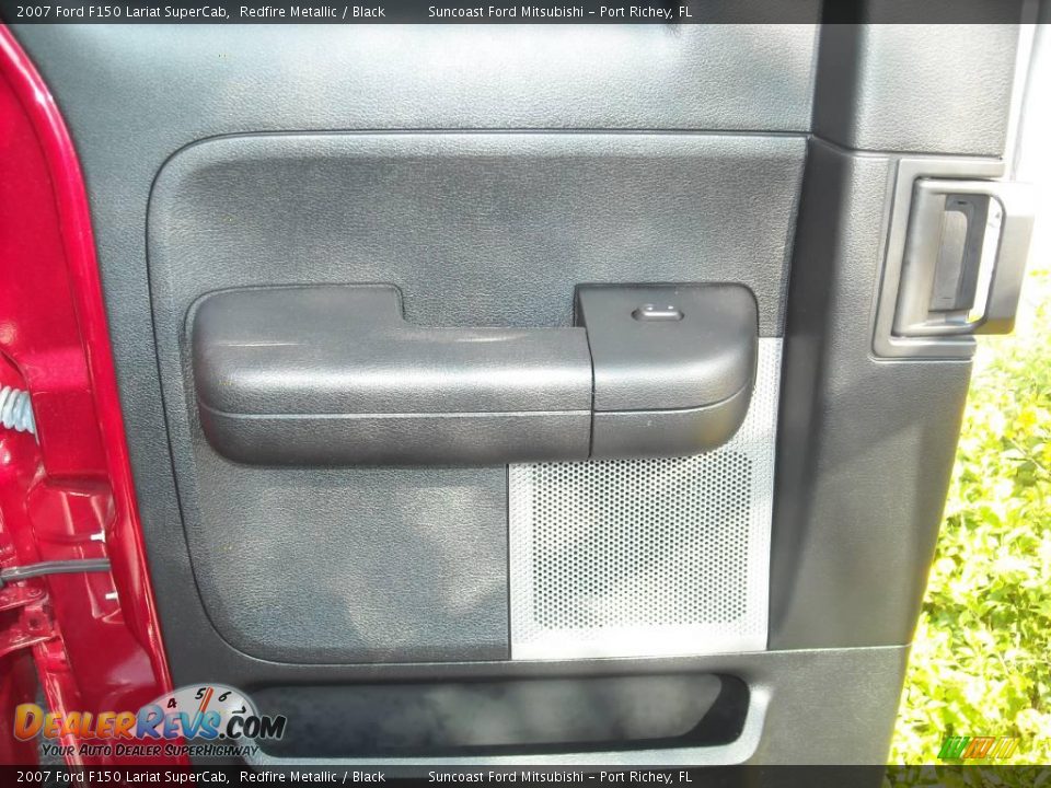 2007 Ford F150 Lariat SuperCab Redfire Metallic / Black Photo #26
