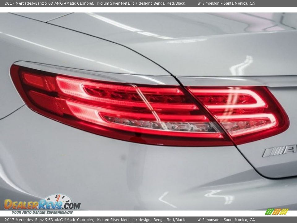 2017 Mercedes-Benz S 63 AMG 4Matic Cabriolet Iridium Silver Metallic / designo Bengal Red/Black Photo #21