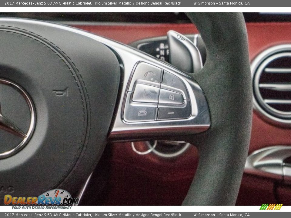 Controls of 2017 Mercedes-Benz S 63 AMG 4Matic Cabriolet Photo #23