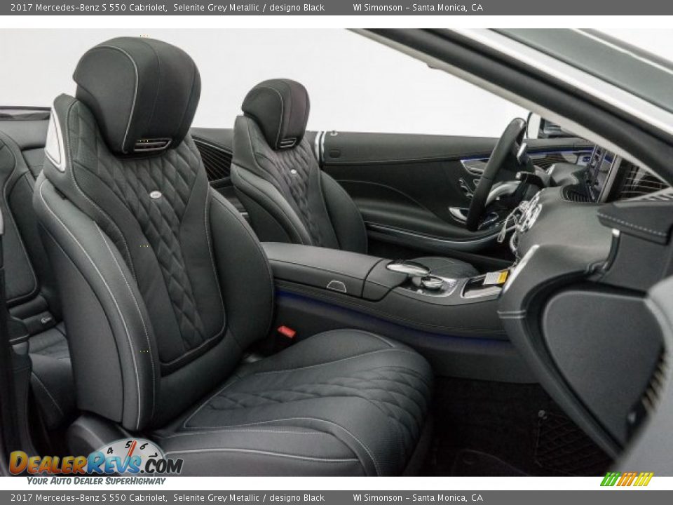 designo Black Interior - 2017 Mercedes-Benz S 550 Cabriolet Photo #2