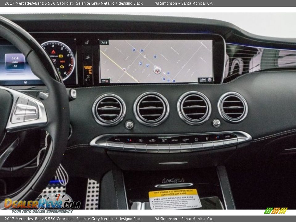 Controls of 2017 Mercedes-Benz S 550 Cabriolet Photo #8