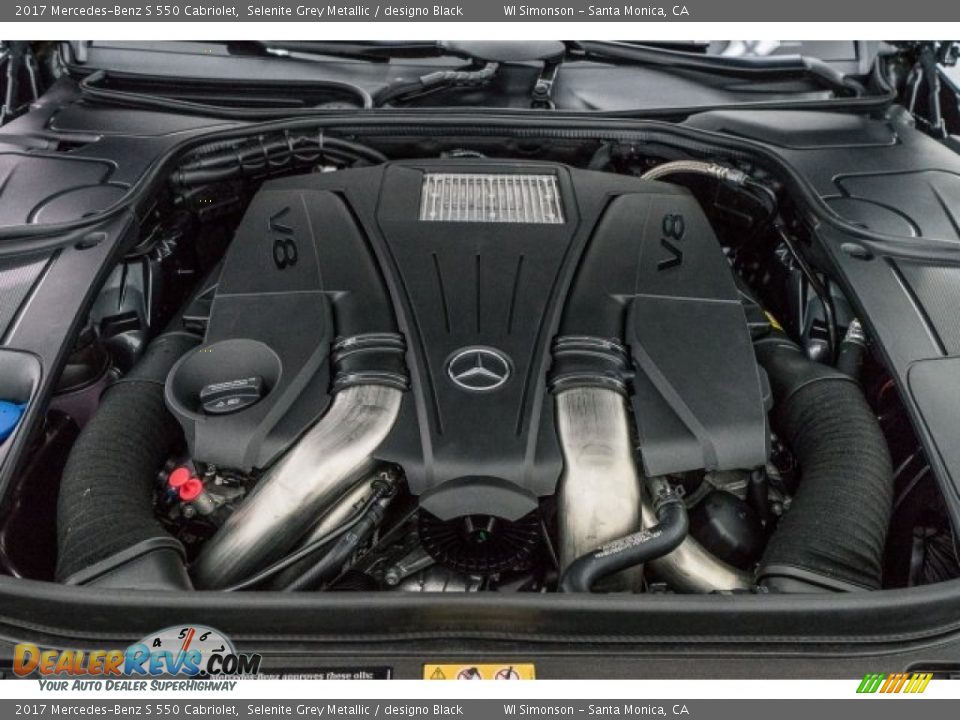 2017 Mercedes-Benz S 550 Cabriolet 4.7 Liter DI biturbo DOHC 32-Valve VVT V8 Engine Photo #9