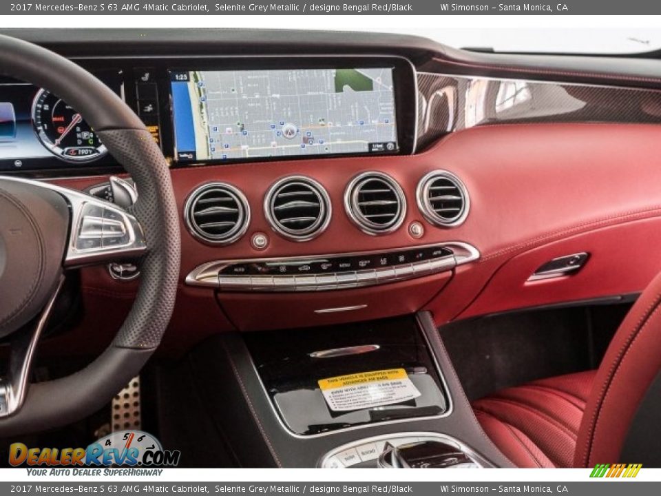 Navigation of 2017 Mercedes-Benz S 63 AMG 4Matic Cabriolet Photo #5
