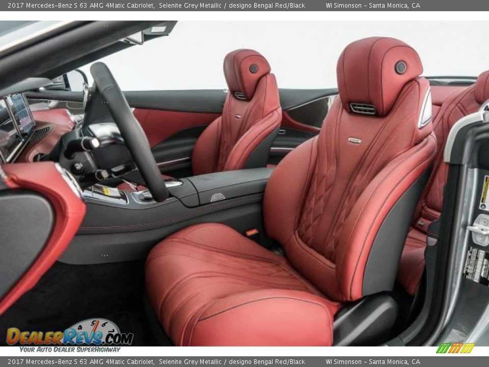 Front Seat of 2017 Mercedes-Benz S 63 AMG 4Matic Cabriolet Photo #6