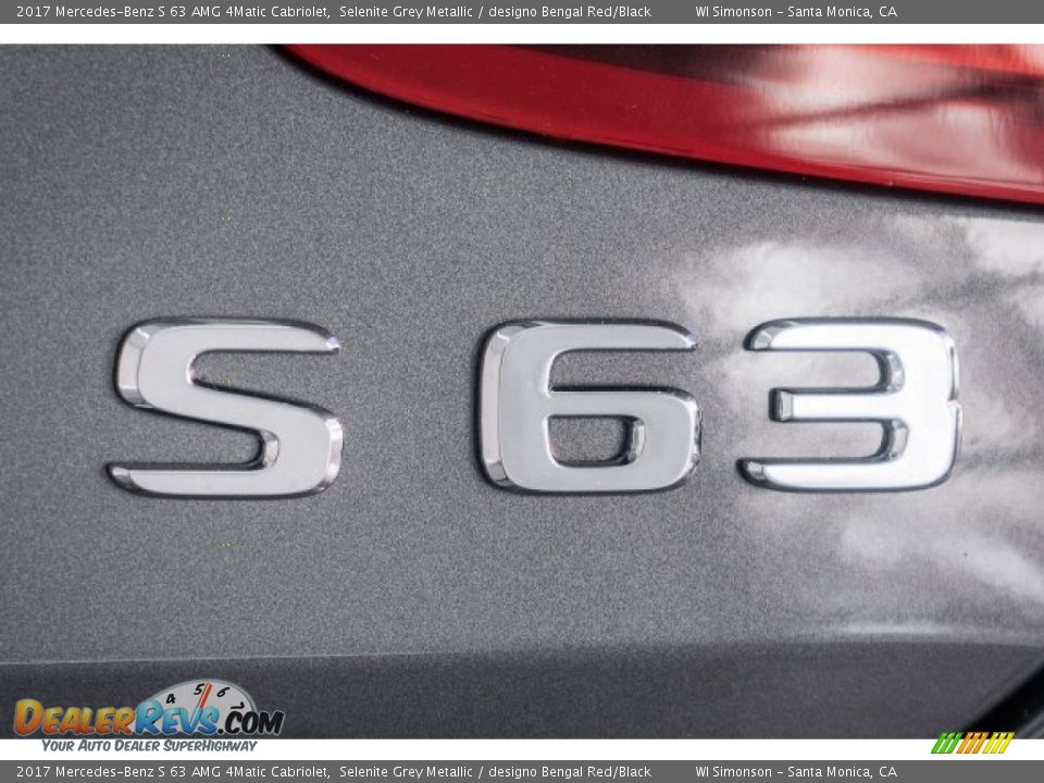 2017 Mercedes-Benz S 63 AMG 4Matic Cabriolet Logo Photo #7