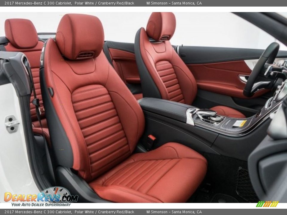 Cranberry Red/Black Interior - 2017 Mercedes-Benz C 300 Cabriolet Photo #2