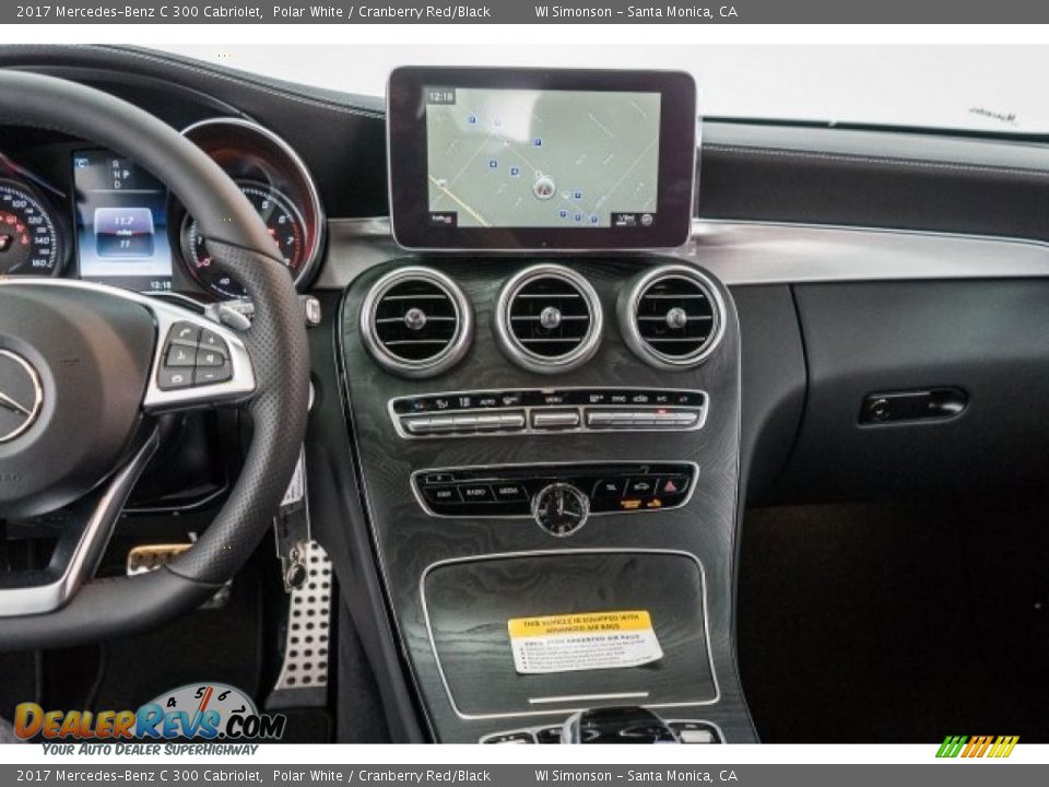 Controls of 2017 Mercedes-Benz C 300 Cabriolet Photo #7