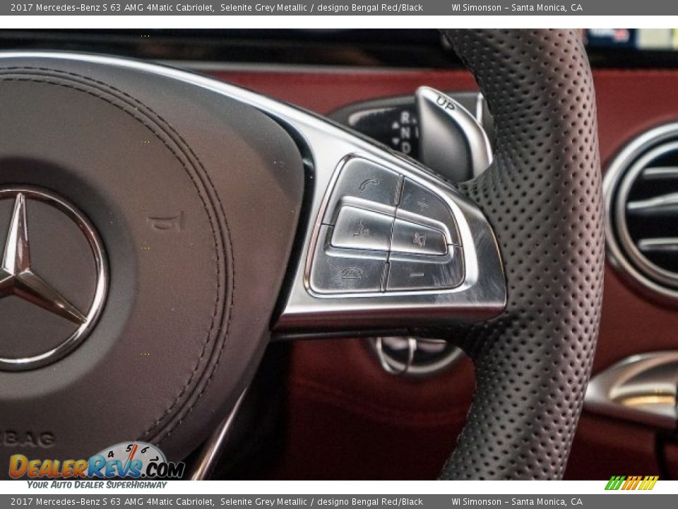 Controls of 2017 Mercedes-Benz S 63 AMG 4Matic Cabriolet Photo #16