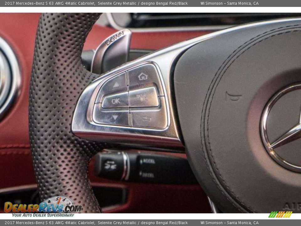 Controls of 2017 Mercedes-Benz S 63 AMG 4Matic Cabriolet Photo #17