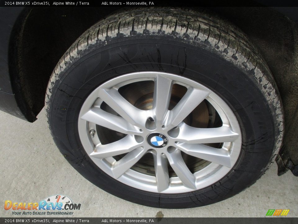 2014 BMW X5 xDrive35i Alpine White / Terra Photo #3