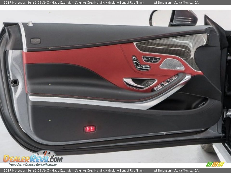 Door Panel of 2017 Mercedes-Benz S 63 AMG 4Matic Cabriolet Photo #21