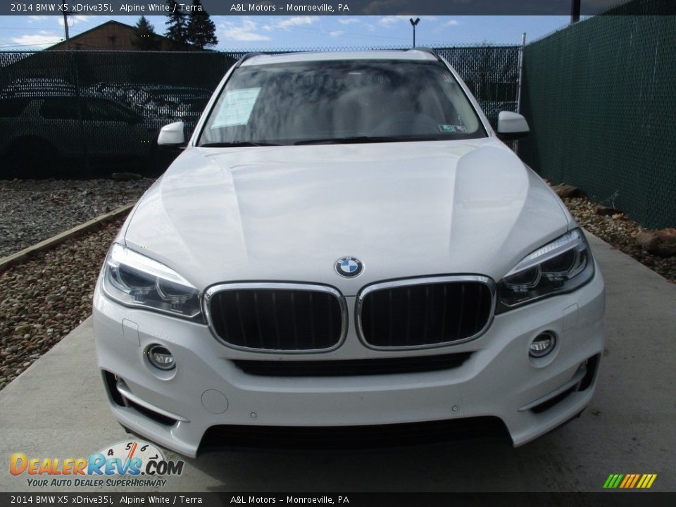 2014 BMW X5 xDrive35i Alpine White / Terra Photo #6