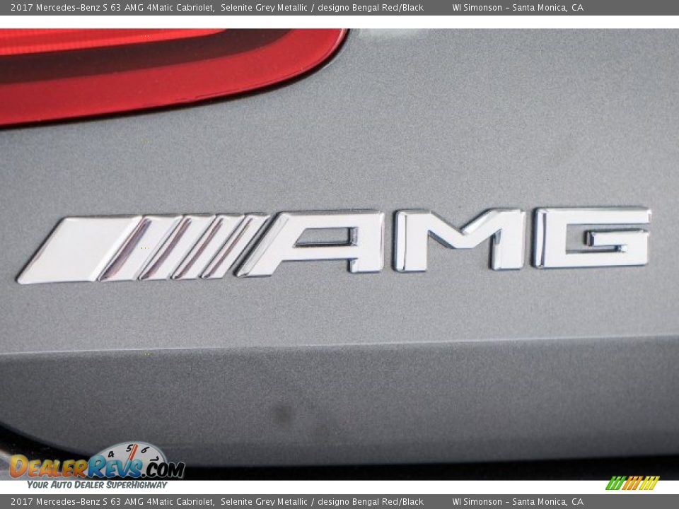 2017 Mercedes-Benz S 63 AMG 4Matic Cabriolet Selenite Grey Metallic / designo Bengal Red/Black Photo #29