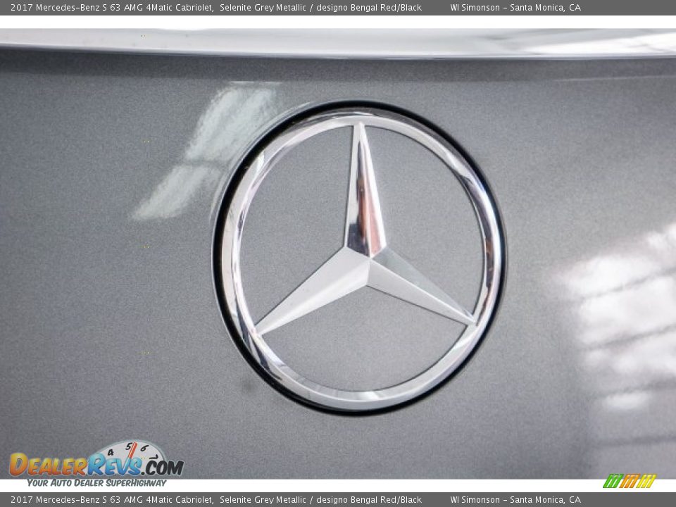 2017 Mercedes-Benz S 63 AMG 4Matic Cabriolet Selenite Grey Metallic / designo Bengal Red/Black Photo #30