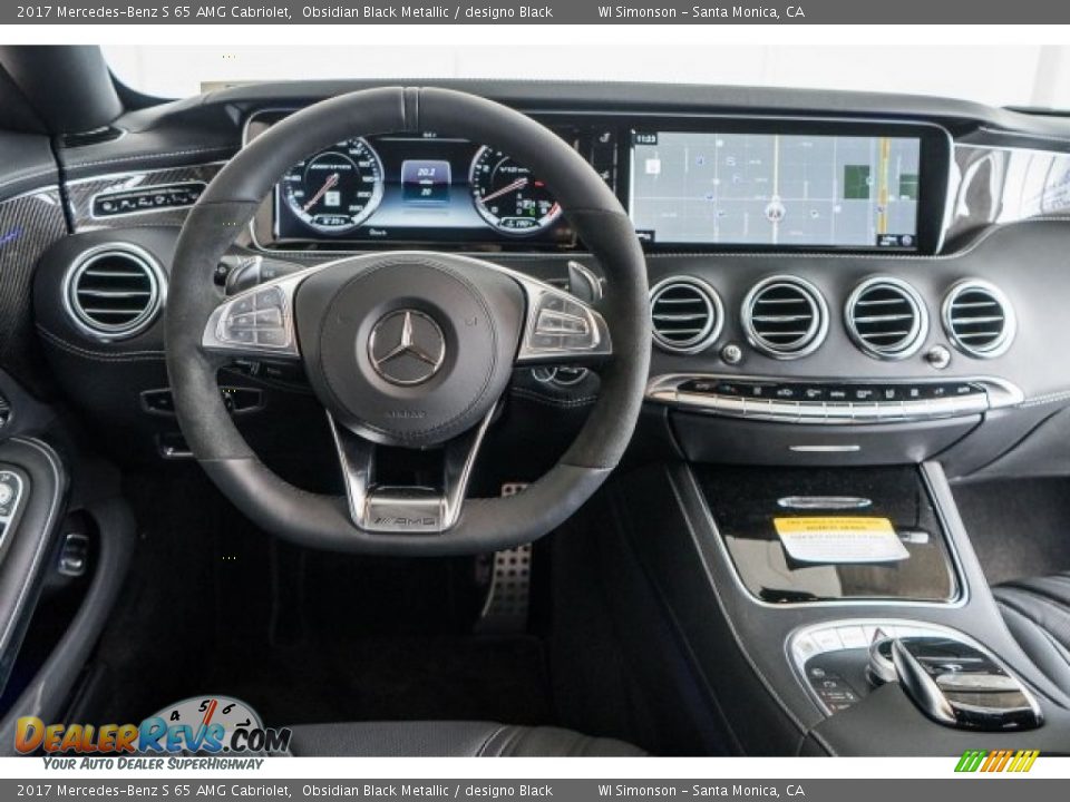 Dashboard of 2017 Mercedes-Benz S 65 AMG Cabriolet Photo #4