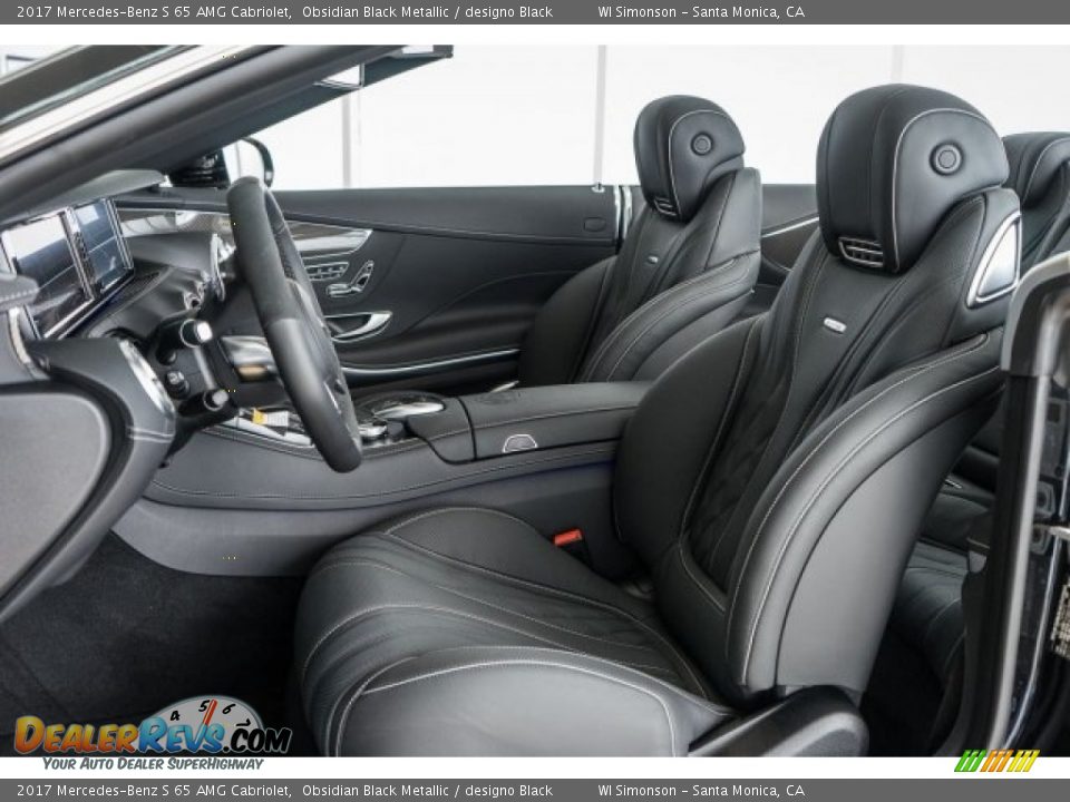 Front Seat of 2017 Mercedes-Benz S 65 AMG Cabriolet Photo #6