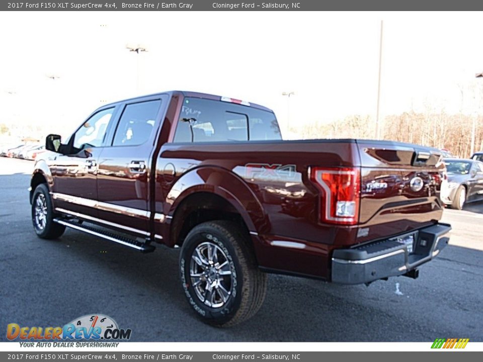 2017 Ford F150 XLT SuperCrew 4x4 Bronze Fire / Earth Gray Photo #23