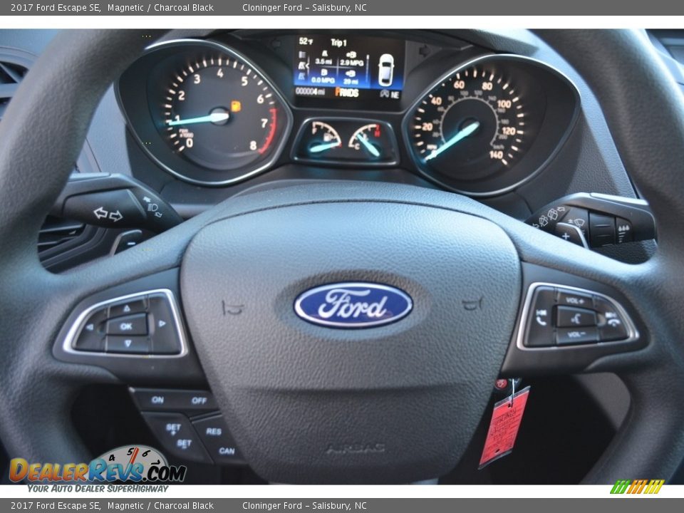 2017 Ford Escape SE Magnetic / Charcoal Black Photo #15