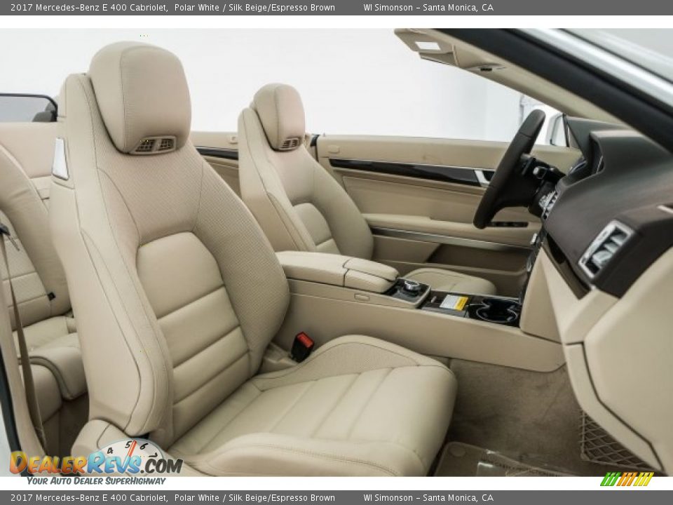Silk Beige/Espresso Brown Interior - 2017 Mercedes-Benz E 400 Cabriolet Photo #2