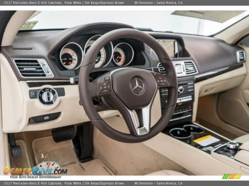 Dashboard of 2017 Mercedes-Benz E 400 Cabriolet Photo #5