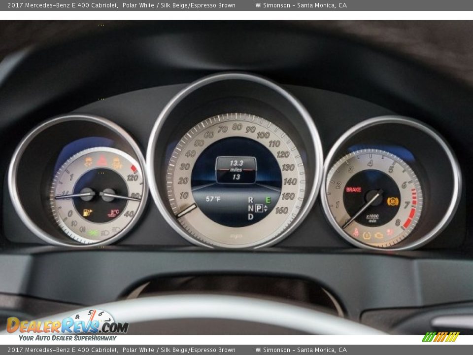 2017 Mercedes-Benz E 400 Cabriolet Gauges Photo #7