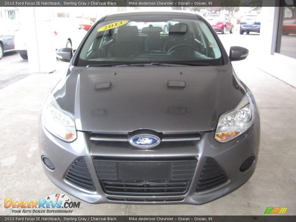 2013 Ford Focus SE Hatchback Sterling Gray / Charcoal Black Photo #22
