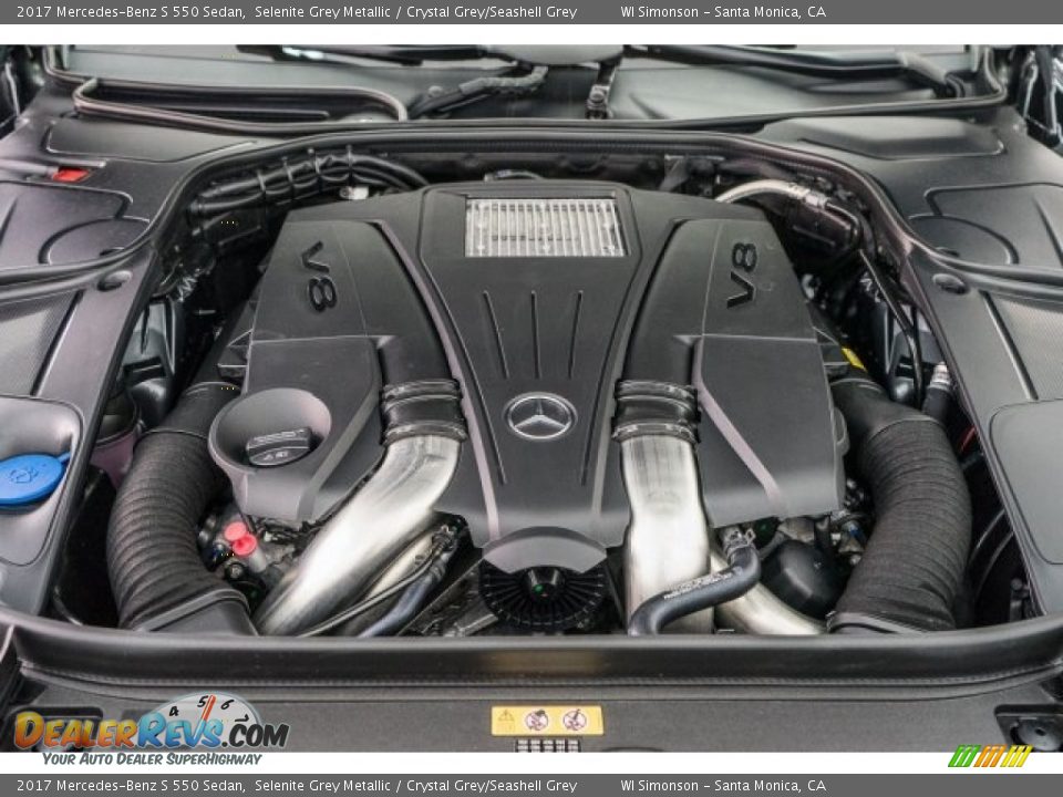 2017 Mercedes-Benz S 550 Sedan 4.7 Liter DI biturbo DOHC 32-Valve VVT V8 Engine Photo #9