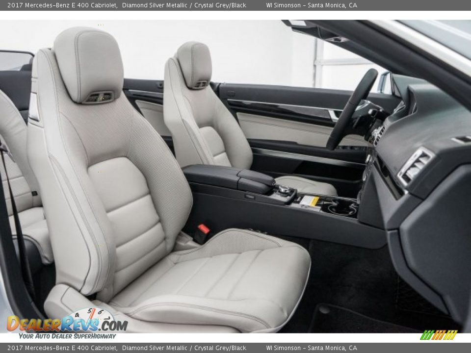 Crystal Grey/Black Interior - 2017 Mercedes-Benz E 400 Cabriolet Photo #2