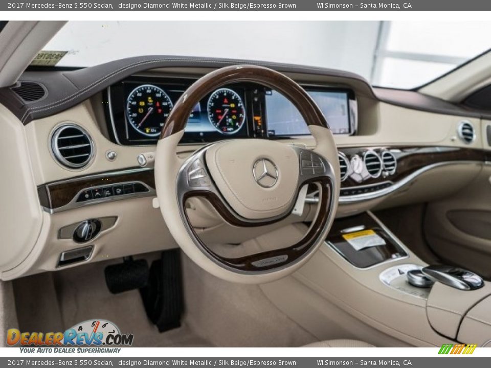 Dashboard of 2017 Mercedes-Benz S 550 Sedan Photo #5