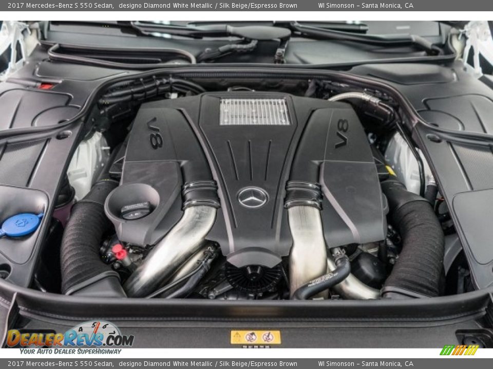 2017 Mercedes-Benz S 550 Sedan 4.7 Liter DI biturbo DOHC 32-Valve VVT V8 Engine Photo #9