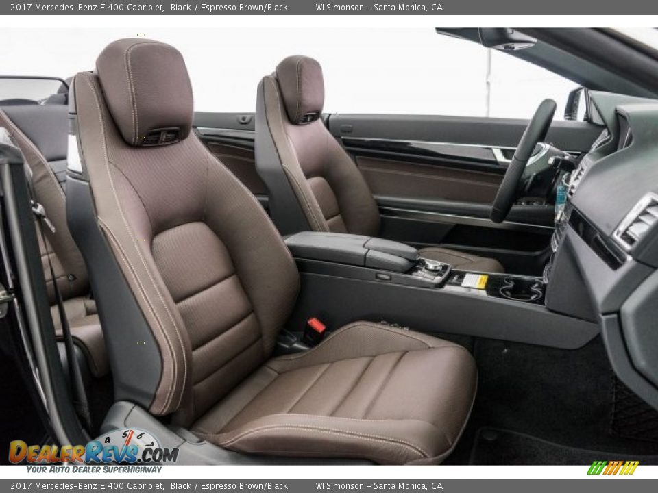 Espresso Brown/Black Interior - 2017 Mercedes-Benz E 400 Cabriolet Photo #2