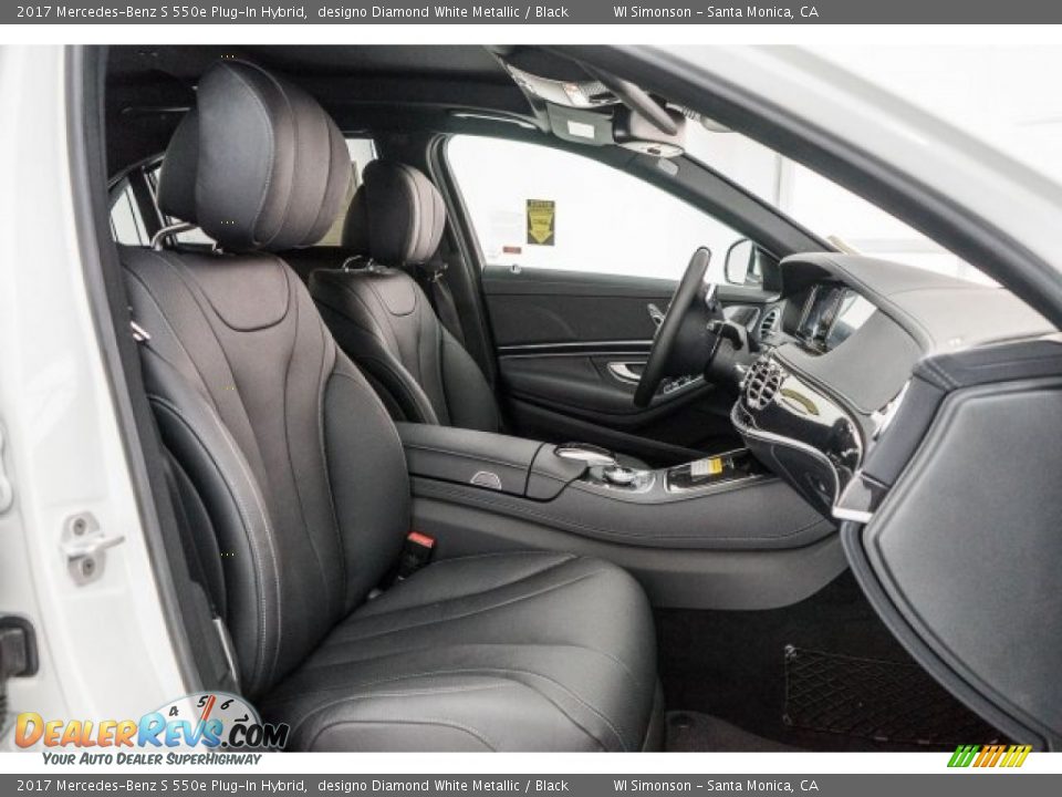 2017 Mercedes-Benz S 550e Plug-In Hybrid designo Diamond White Metallic / Black Photo #2