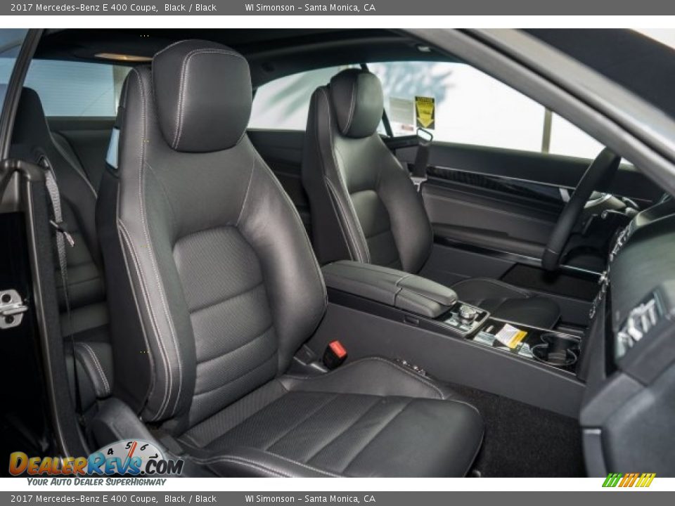 2017 Mercedes-Benz E 400 Coupe Black / Black Photo #2