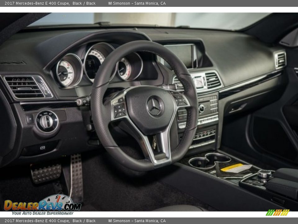 2017 Mercedes-Benz E 400 Coupe Black / Black Photo #5