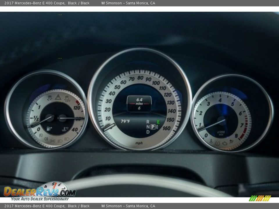 2017 Mercedes-Benz E 400 Coupe Black / Black Photo #6