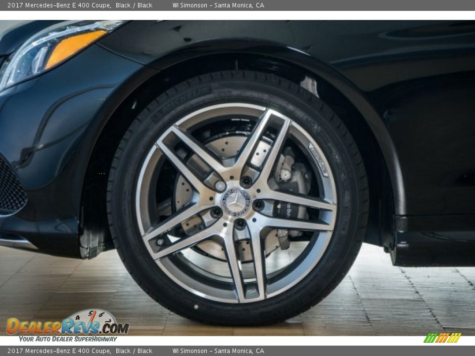 2017 Mercedes-Benz E 400 Coupe Black / Black Photo #9