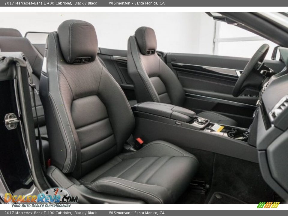 2017 Mercedes-Benz E 400 Cabriolet Black / Black Photo #2