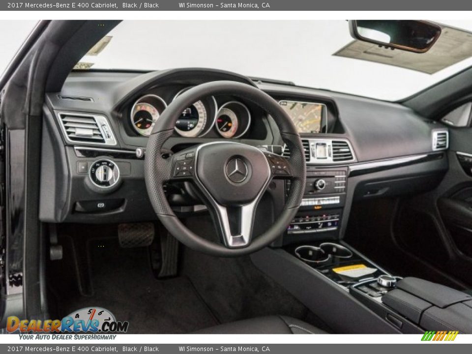 2017 Mercedes-Benz E 400 Cabriolet Black / Black Photo #5