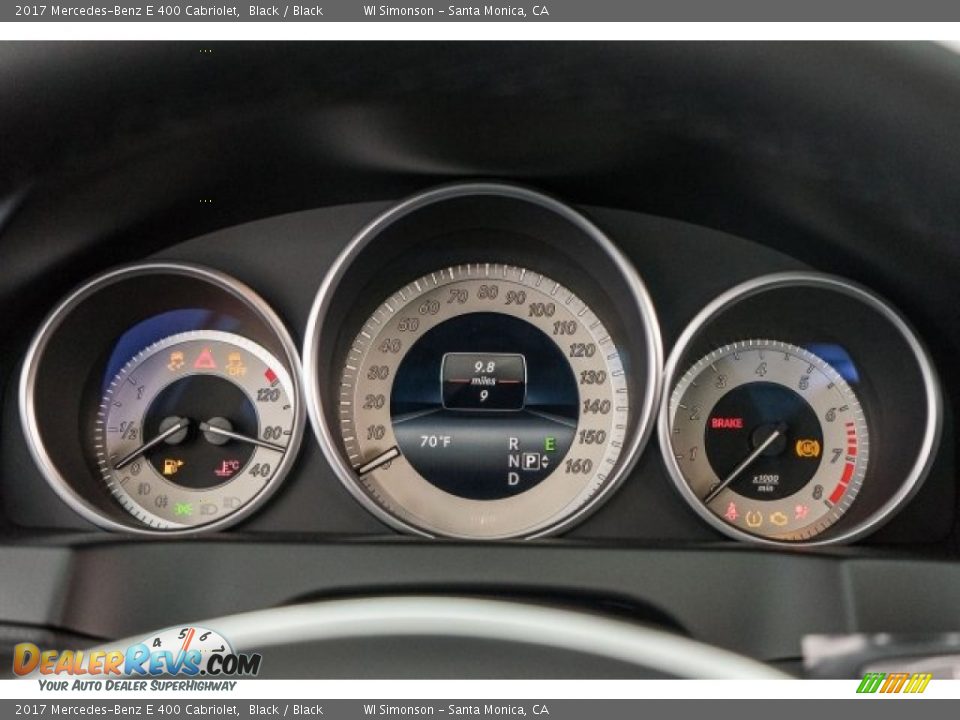 2017 Mercedes-Benz E 400 Cabriolet Black / Black Photo #6
