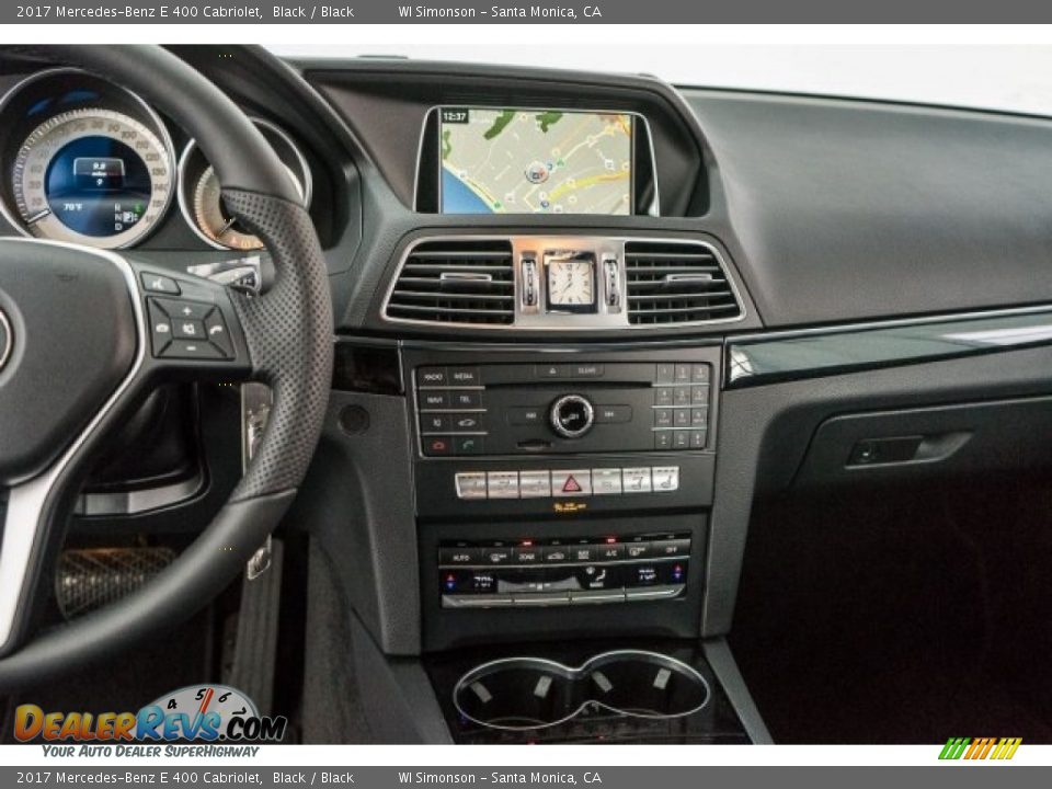 2017 Mercedes-Benz E 400 Cabriolet Black / Black Photo #7