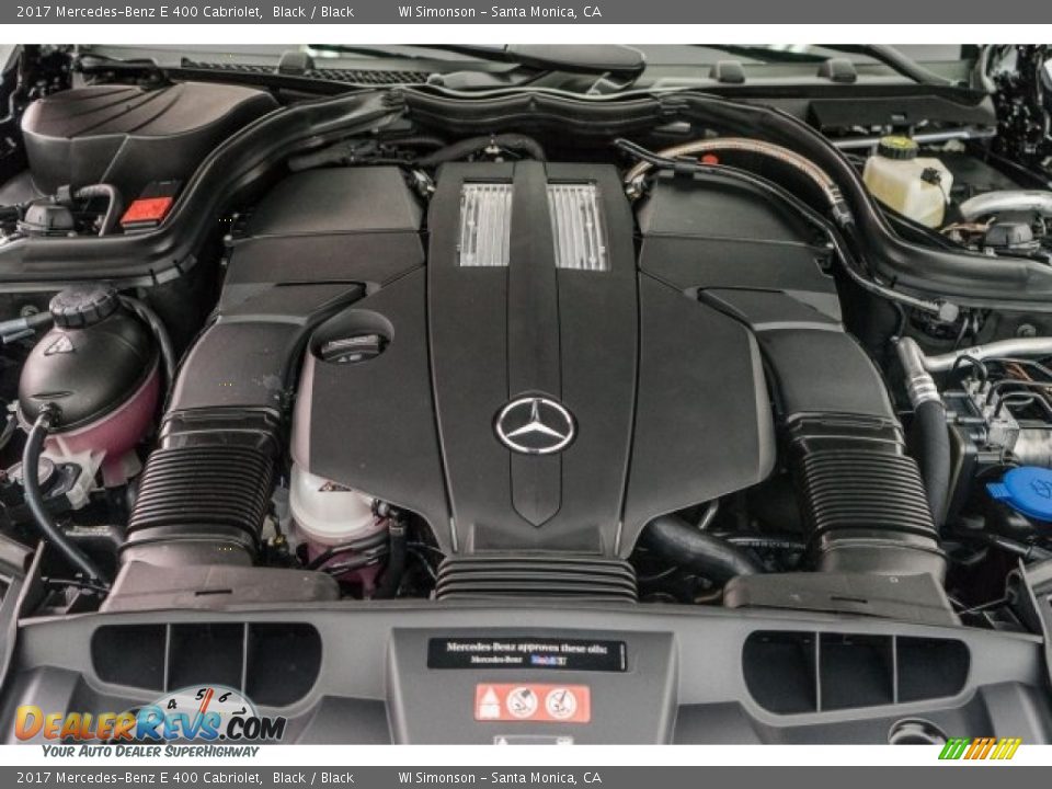 2017 Mercedes-Benz E 400 Cabriolet Black / Black Photo #9