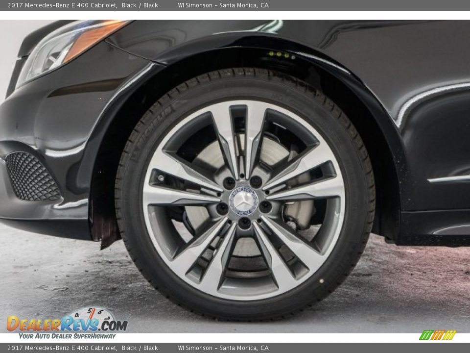 2017 Mercedes-Benz E 400 Cabriolet Black / Black Photo #10