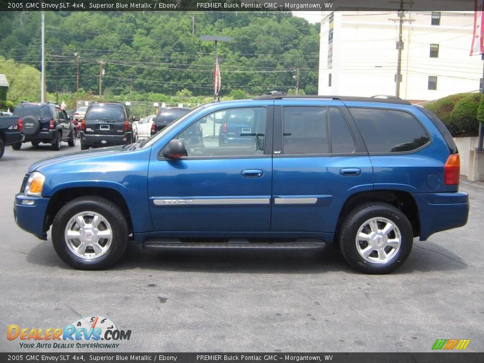 2005 GMC Envoy SLT 4x4 Superior Blue Metallic / Ebony Photo #3
